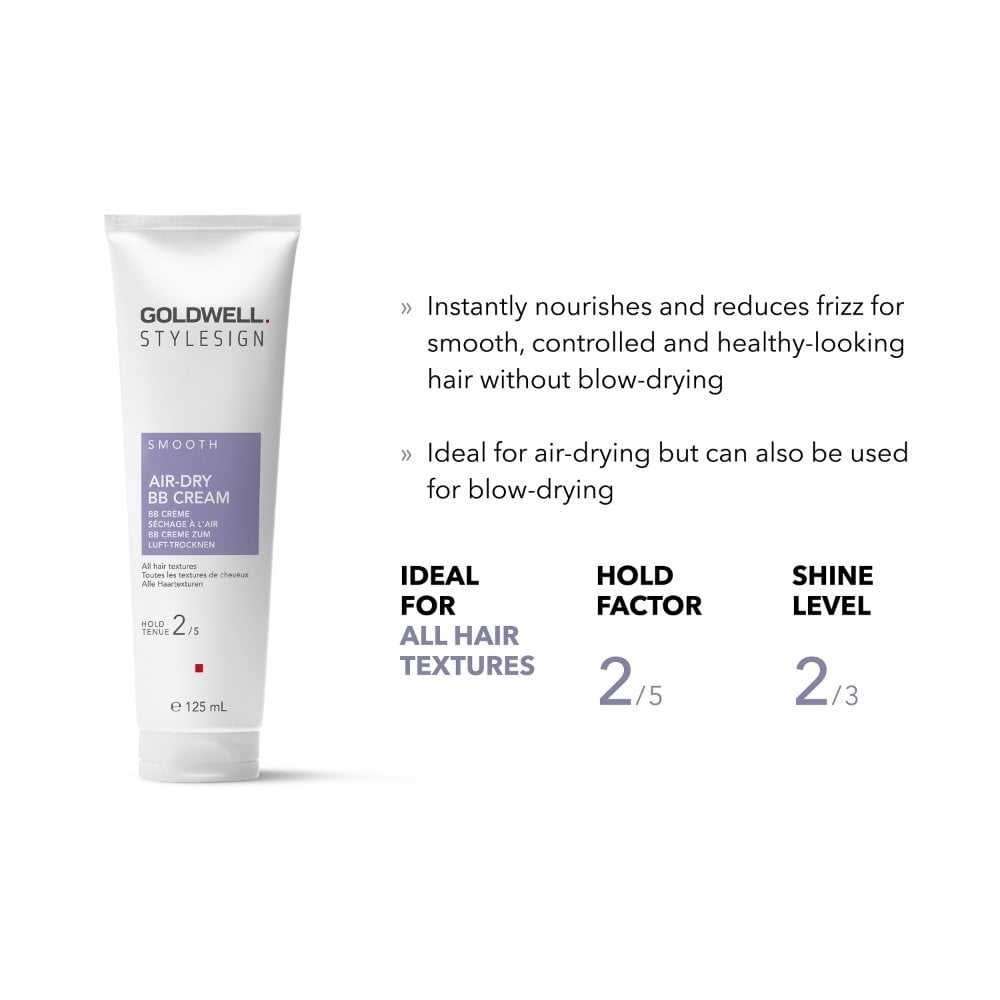 style-sign-smooth-air-dry-bb-cream-for-all-hair-textures-125ml-p36953-115273_image.jpg Goldwell Style Sign Smooth Air-Dry BB Cream 125ml - Image 1