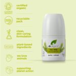 Dr. Organic Tea Tree Deodorant 50ml - Image 3
