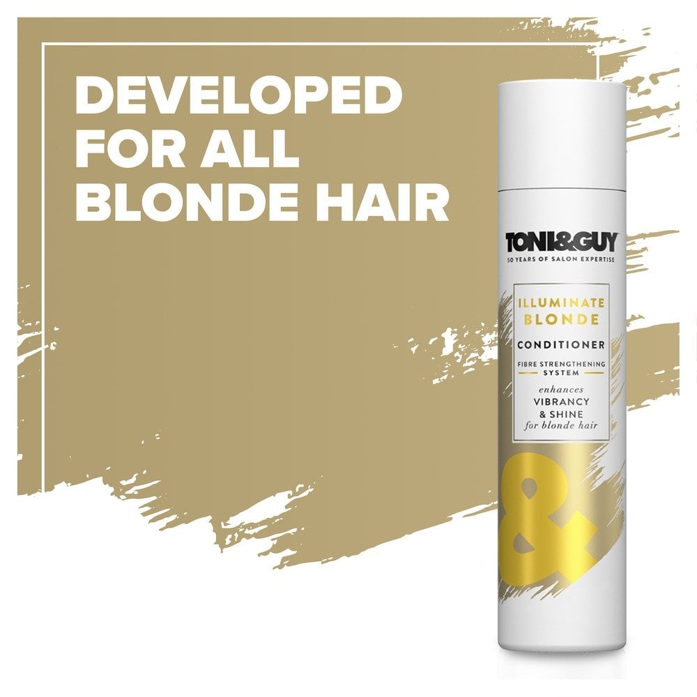 toni-guy-illuminate-blonde-fibre-strengthening-system-conditioner-for-blonde-hair-250ml-p32553-92064_image.jpg Toni & Guy Illuminate Blonde Fibre Strengthening System Conditioner 250ml - Image 1