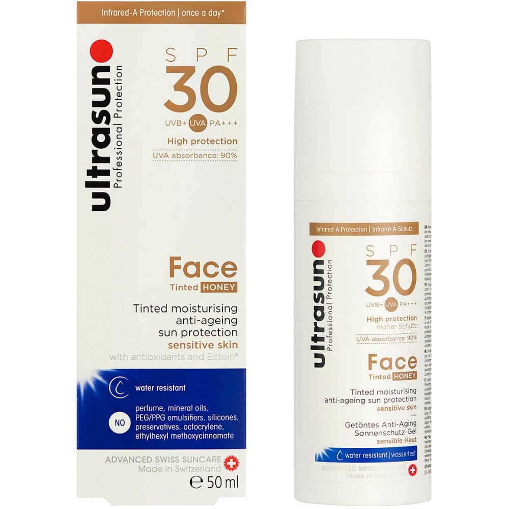 ultrasun-face-tinted-honey-moisturising-anti-ageing-sun-protection-for-sensitive-skin-spf30-50ml-p9420-23928_image.jpg Ultrasun Face Tinted Honey Sun Protection PA+++ SPF30 50ml - Image 1