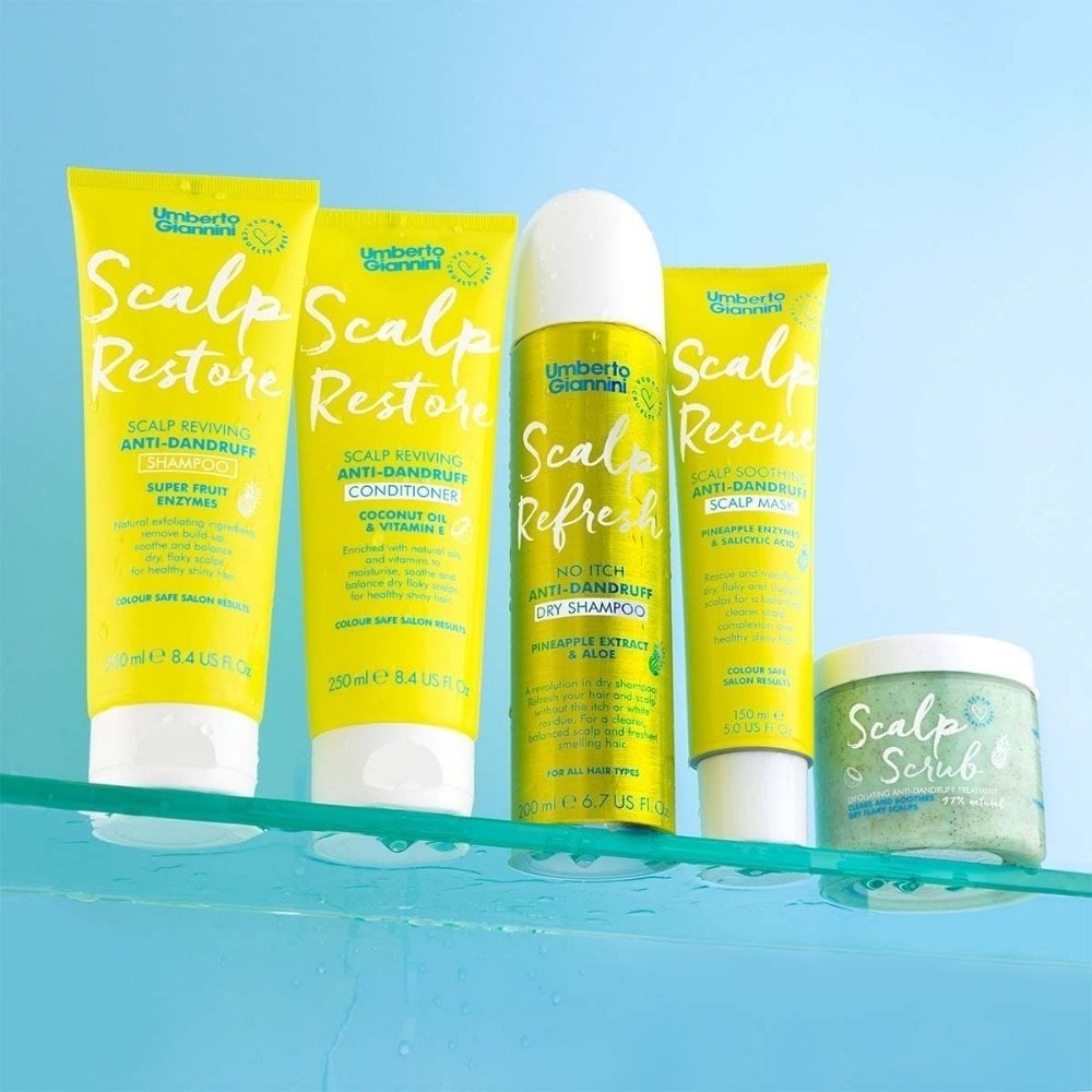 umberto-giannini-scalp-restore-shampoo-250ml-conditioner-250ml-exfoliating-scalp-scrub-200g-for-dry-flaky-scalps-trio-p31664-86757_image.jpg Umberto Giannini Scalp Restore Shampoo 250ml, Conditioner 250ml & Exfoliating Scalp Scrub 200g Trio - Image 1