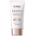 D'Alba UV Essence Waterfull Tone-Up Colour Correcting Sun Cream SPF50+ 50ml - Image 3