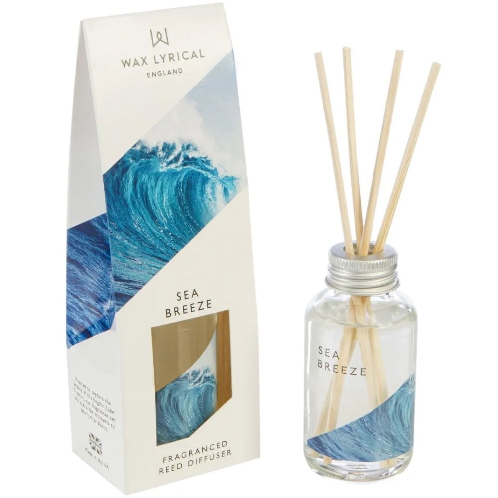 wax-lyrical-sea-breeze-scented-reed-diffuser-40ml-p35609-107614_image.jpg Wax Lyrical Sea Breeze Scented Reed Diffuser 40ml - Image 1