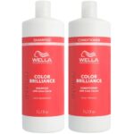 Wella Professionals Invigo Colour Brilliance Vibrant Colour Shampoo & Conditioner Fine/Normal Hair Twin 2 x 1000ml - Image 2