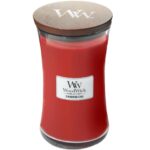 WoodWick Cinnamon Chai Large Hourglass Jar Candle - Image 3