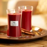 WoodWick Cinnamon Chai Large Hourglass Jar Candle