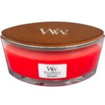WoodWick Crimson Berries Ellipse Jar Candle