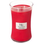 WoodWick Crimson Berries Large Hourglass Jar Candle - Image 2