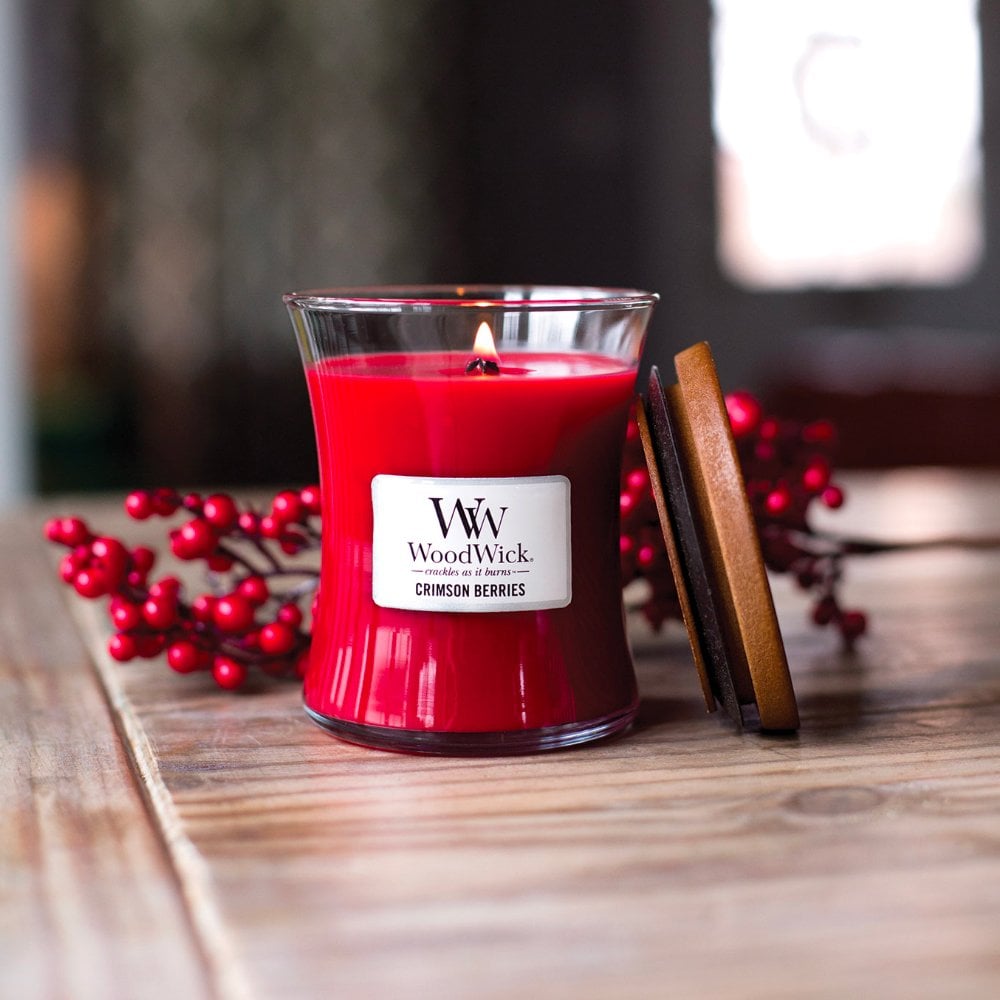 woodwick-crimson-berries-medium-hourglass-jar-candle-p13690-22859_image.jpg WoodWick Crimson Berries Medium Hourglass Jar Candle - Image 1