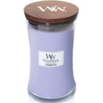 WoodWick Lavender Spa Large Hourglass Jar Candle - Image 2