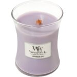 WoodWick Lavender Spa Medium Hourglass Jar Candle - Image 3