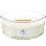 WoodWick Linen Ellipse Jar Candle - Image 2