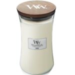 Woodwick Linen Large Hourglass Jar Candle - Image 2