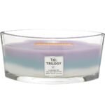 WoodWick Trilogy Calming Retreat Ellipse Jar Candle