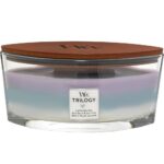 WoodWick Trilogy Calming Retreat Ellipse Jar Candle - Image 2
