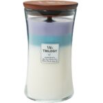 WoodWick Trilogy Calming Retreat Large Hourglass Jar Candle - Image 2