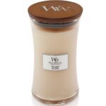WoodWick White Honey Large Hourglass Jar Candle - Image 2