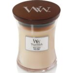 WoodWick White Honey Medium Hourglass Jar Candle - Image 2