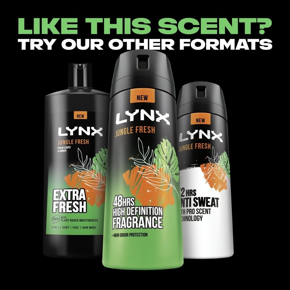 xxxl-3-in-1-jungle-fresh-shower-gel-700ml-p38519-123756_image.jpg Lynx XXXL 3 In 1 Jungle Fresh Shower Gel 700ml - Image 1