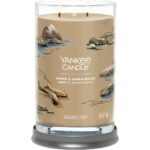 Yankee Candle Amber & Sandalwood Large Signature Tumbler Jar Candle - Image 4