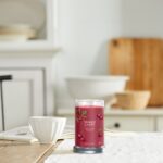 Yankee Candle Black Cherry Large Signature Tumbler Jar Candle - Image 3