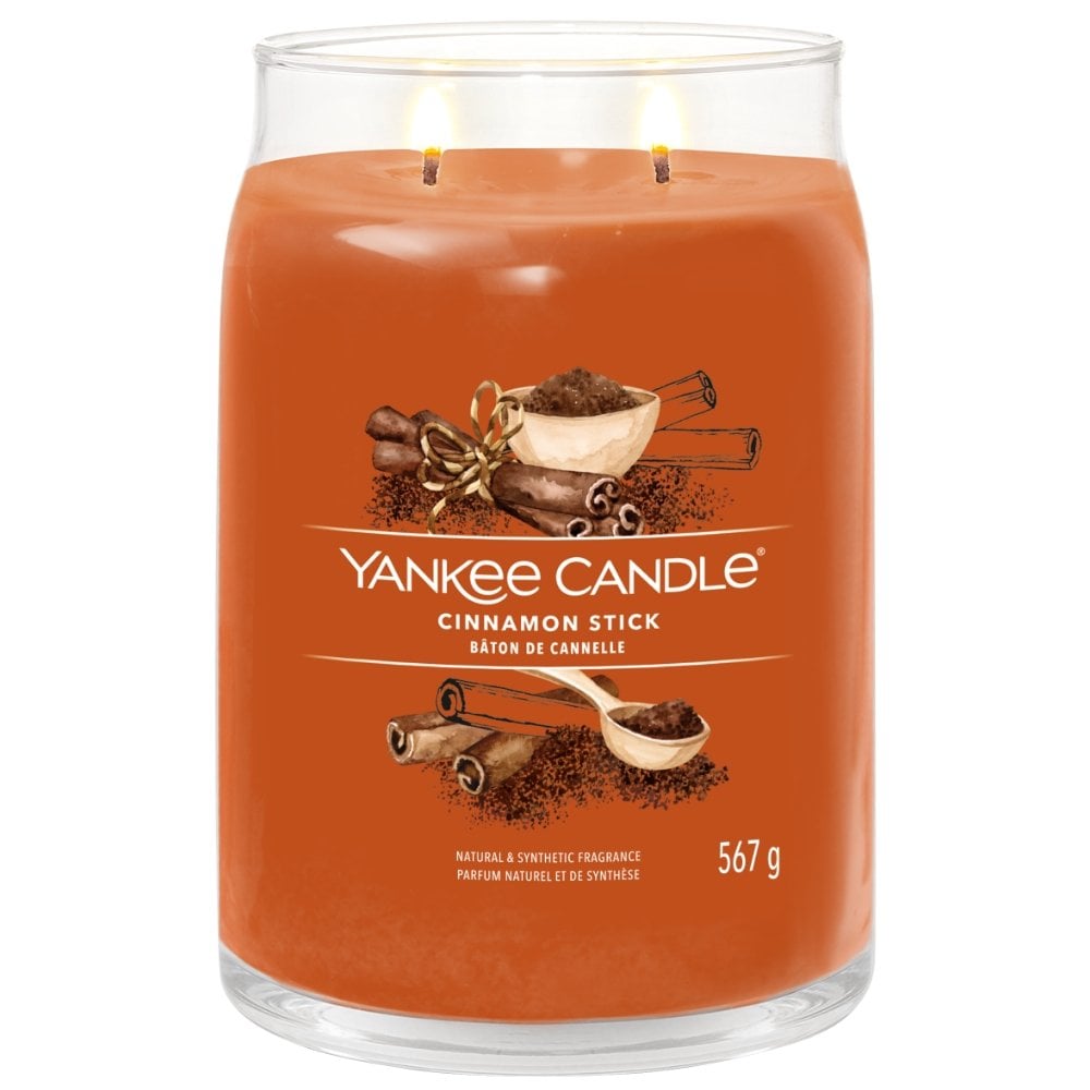 yankee-candle-cinnamon-stick-large-signature-jar-candle-p34264-99809_image.jpg Yankee Candle Cinnamon Stick Large Signature Jar Candle - Image 1