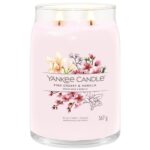 Yankee Candle Pink Cherry & Vanilla Large Signature Jar Candle - Image 2