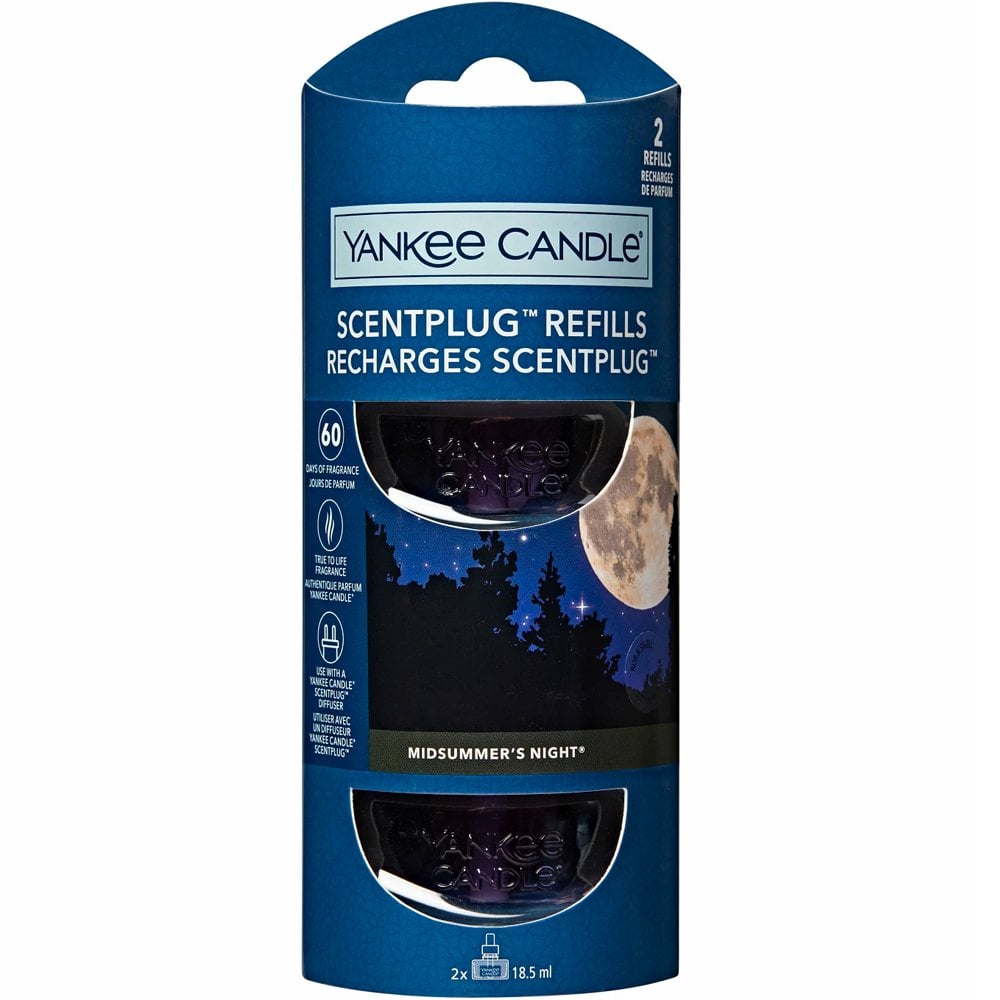 yankee-candle-scent-plug-refills-midsummer-s-night-2-x-18-5ml-p18382-36896_image.jpg Yankee Candle Scent Plug Refills Midsummer's Night 2 x 18.5ml - Image 1