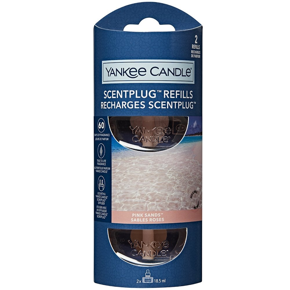 yankee-candle-scent-plug-refills-pink-sands-2-x-18-5ml-p25416-59635_image.jpg Yankee Candle Scent Plug Refills Pink Sands 2 x 18.5ml - Image 1