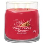 Yankee Candle Sparkling Cinnamon Medium Signature Jar Candle - Image 3