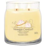 Yankee Candle Vanilla Cupcake Medium Signature Jar Candle - Image 2