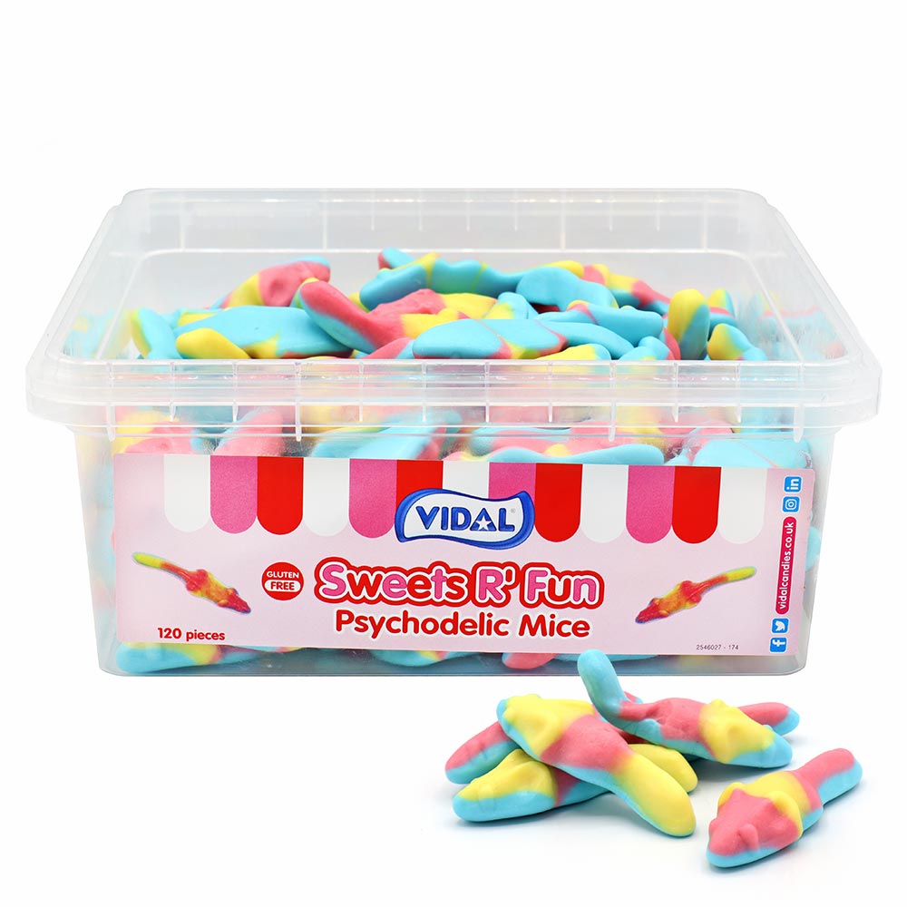 01736_a24_1.jpg Vidal Psychodelic Mice Tub 780g - Image 1