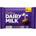 Cadbury Dairy Milk Chocolate Bar 4 Pack 108.8g - Image 2