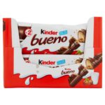 Kinder Bueno Hazelnut & Milk Chocolate Wafer Biscuit Snack Bar 43g - Image 2