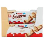 Kinder Bueno White Chocolate & Hazelnut Wafer Biscuit Snack Bar 39g - Image 2