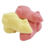 Hannah's Pink & White Mice Tub 600g - Image 2