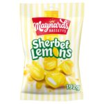 Maynards Bassetts Sherbet Lemons Sweets Bag 192g