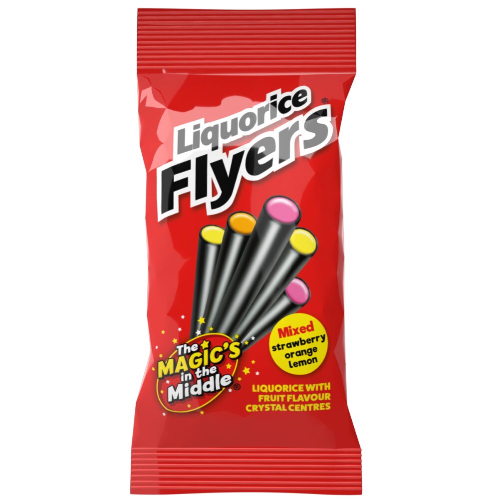 303719_1.jpg Liquorice Flyers Pack 75g - Image 1