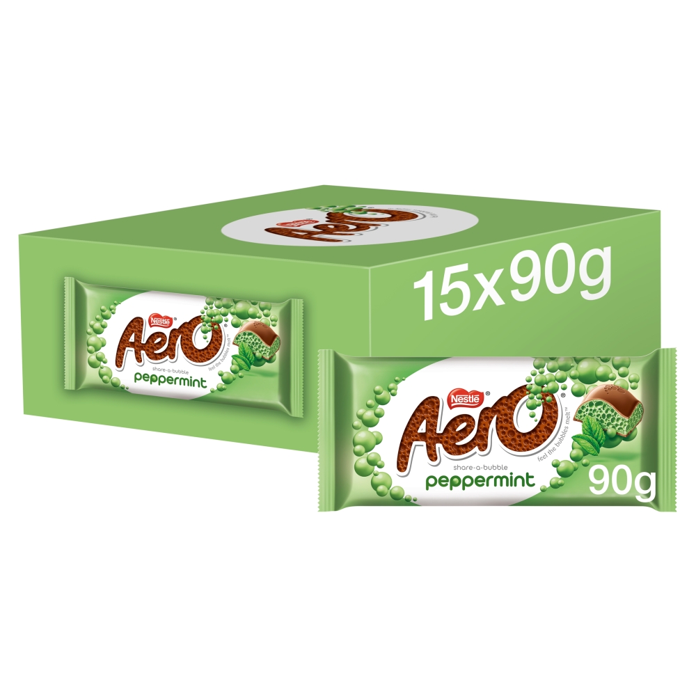304103_a_24.jpg Aero Peppermint Mint Chocolate Sharing Bar 90g - Image 1