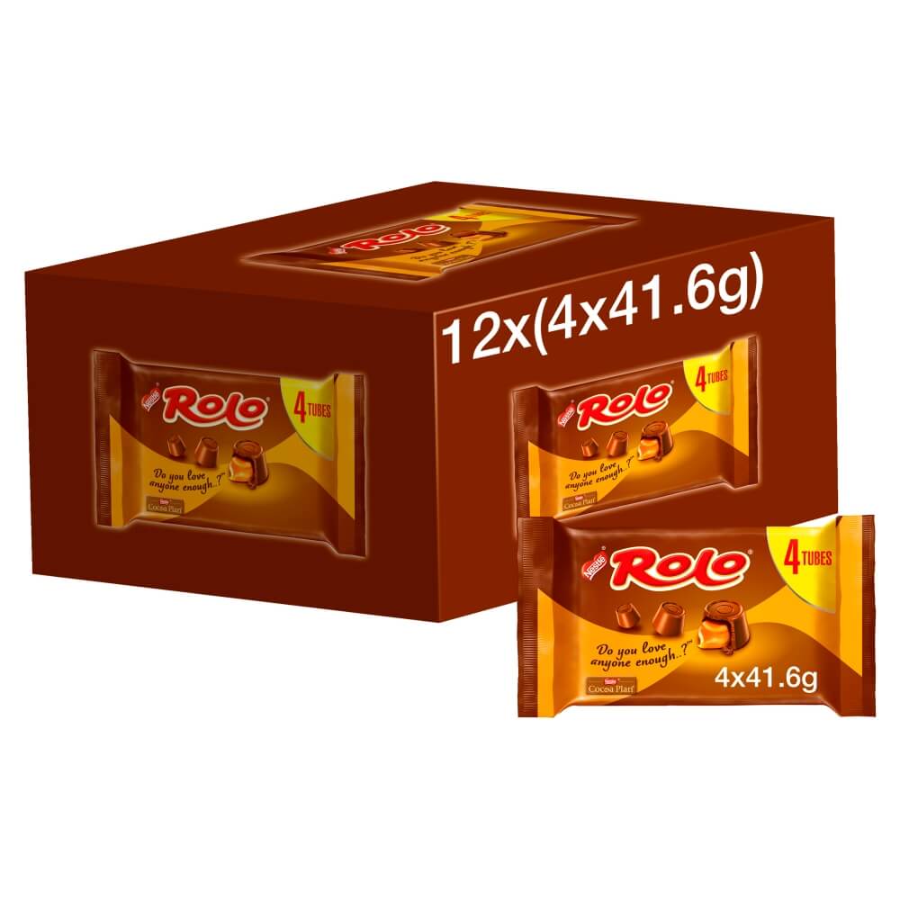 304254_f.jpg Rolo Milk Chocolate & Caramel Tube Multipack 41.6g - Image 1