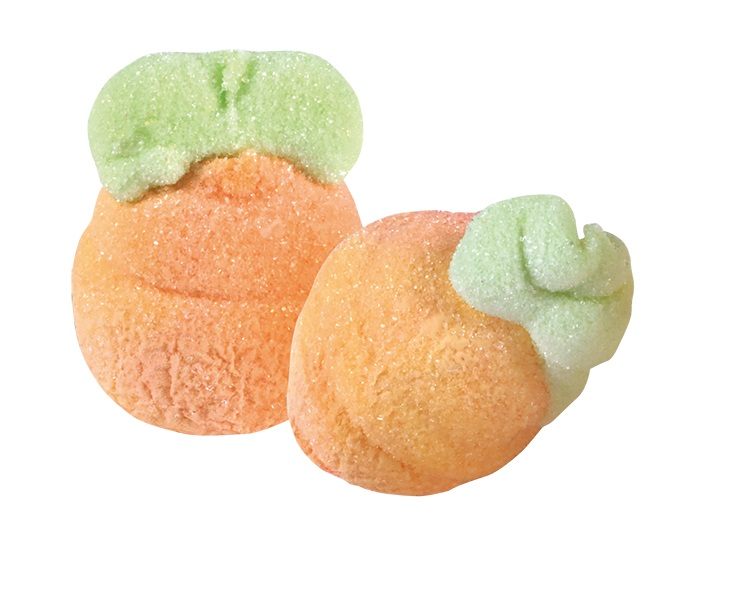 305078_jelly_filled_peach_marshmallows_1kg.jpg Bulgari Jelly Filled Peach Marshmallows 1kg - Image 1