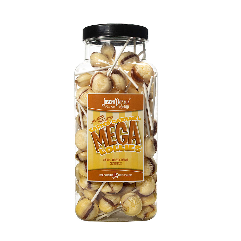 306252_aa.jpg Dobsons Salted Caramel Mega Lollies Jar - Image 1