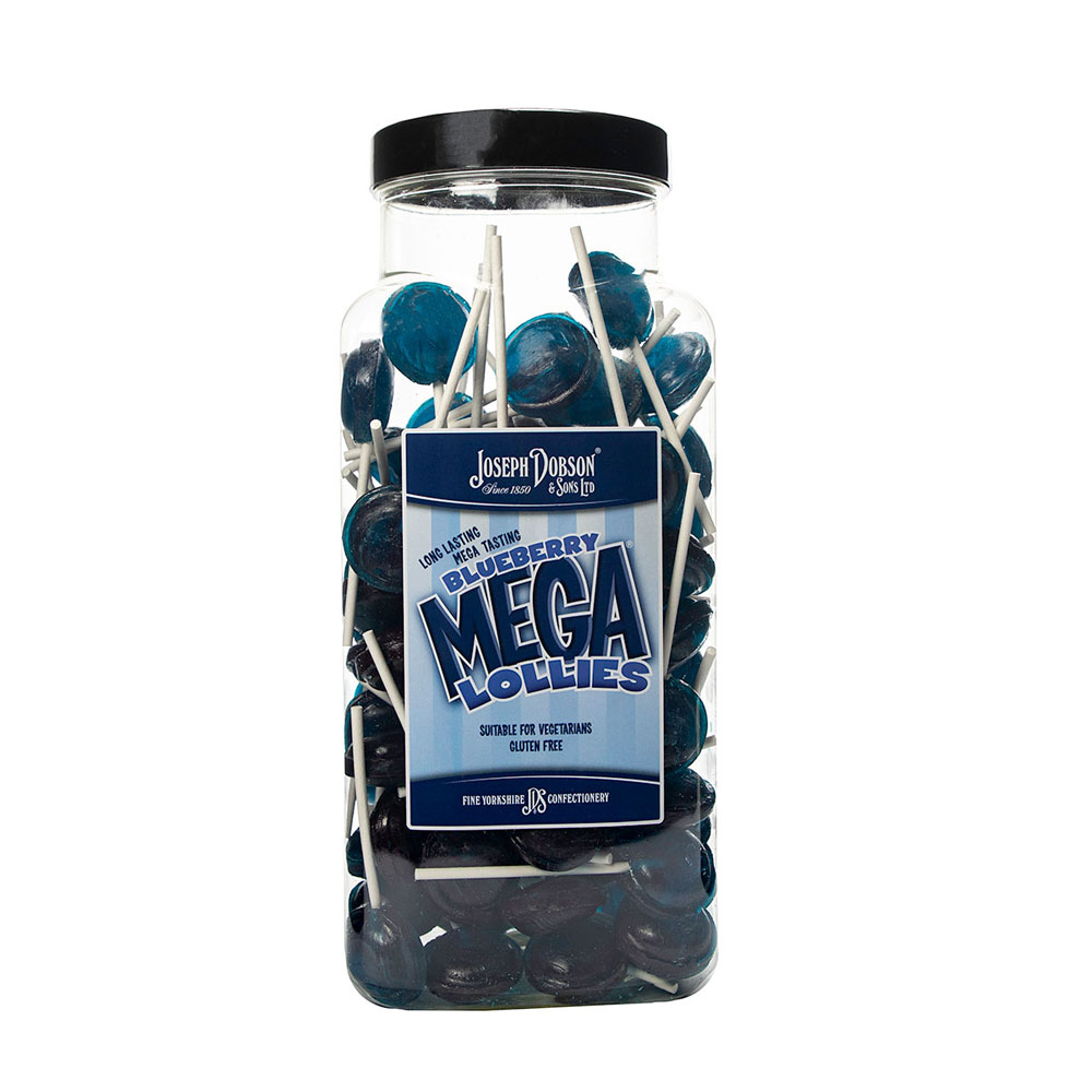 306287_aa.jpg Dobsons Blueberry Mega Lollies Jar - Image 1