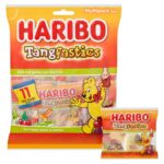 Haribo Tangfastics Minis Fruit & Cola Flavour Fizzy Jelly Sweets Multipack 176g - Image 2