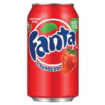 Fanta Strawberry Soda Cans 355ml