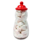 Accessories Snowman Plastic Sweet Jar 1065ml (Empty)
