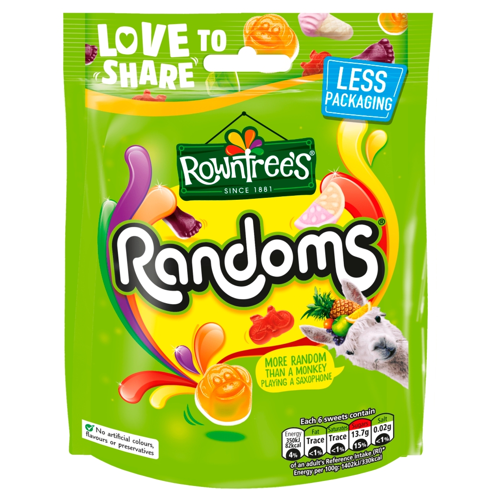 308229_a_23.jpg Rowntree's Randoms Sweets Sharing Bag 150g - Image 1