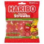 Haribo Squidgy Strawbs Share Bag 160g