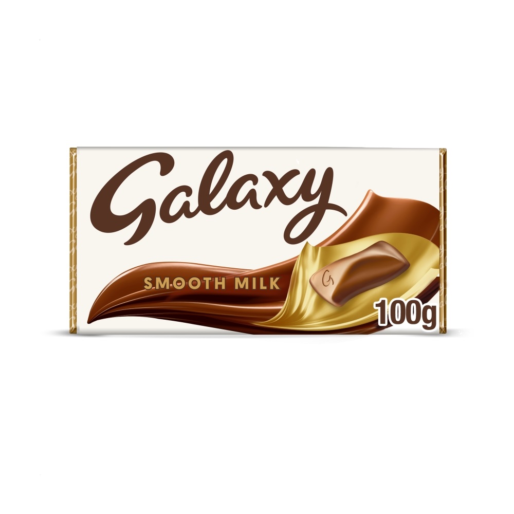 309248_a_23_1.jpg Galaxy Smooth Milk Chocolate Block Bar Vegetarian 100g - Image 1