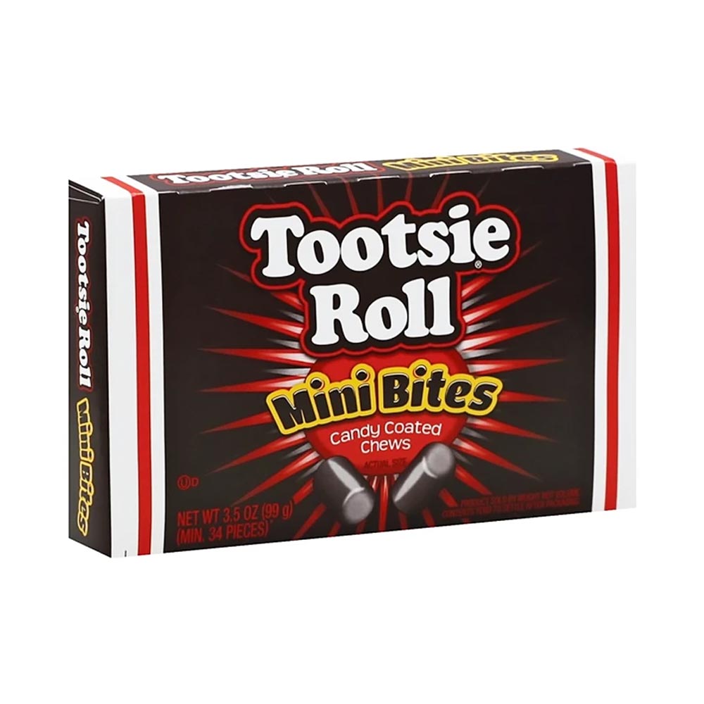 309579_a.jpg Tootsie Roll Mini Bites Theatre Box 99g - Image 1